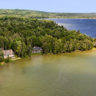 Ariel view of Pickerel Lake