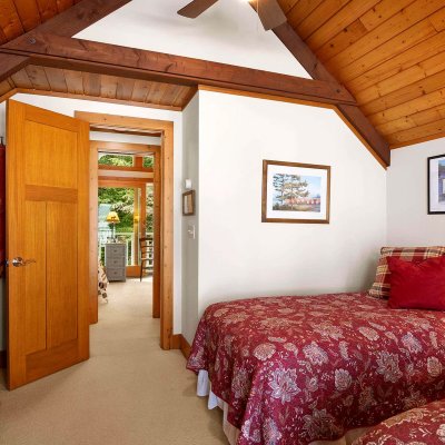 Glen Lake Cottage upstairs bedroom  